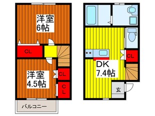 メルヴィーユⅤの物件間取画像